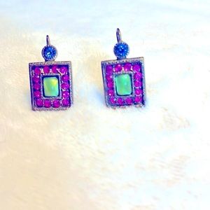 Poggi of Paris-  pierced earrings, SIGNED POGGI